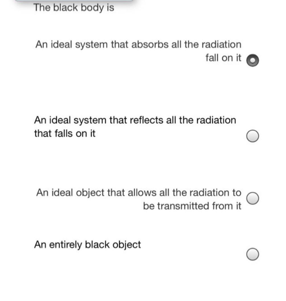 Answered The black body is An ideal system that… bartleby