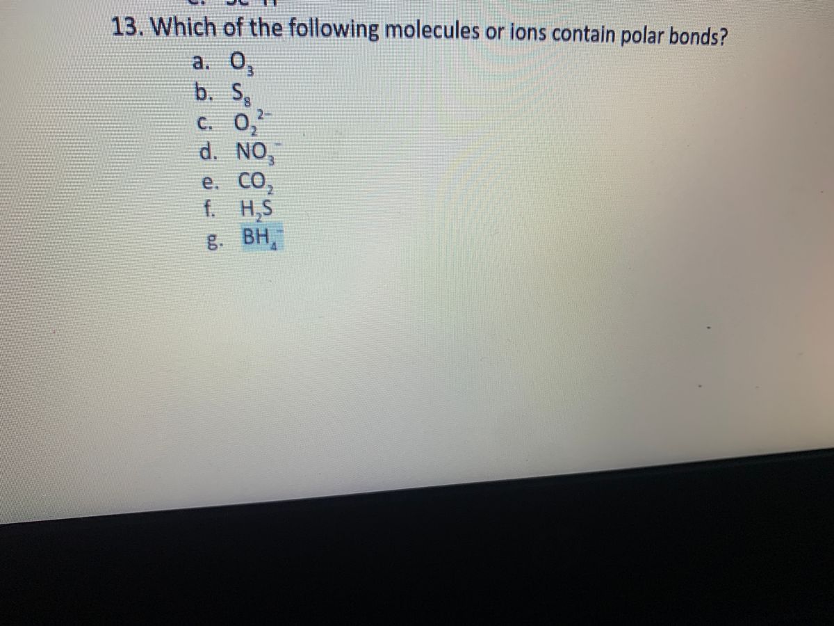 Answered the following molecules or ions contain… bartleby