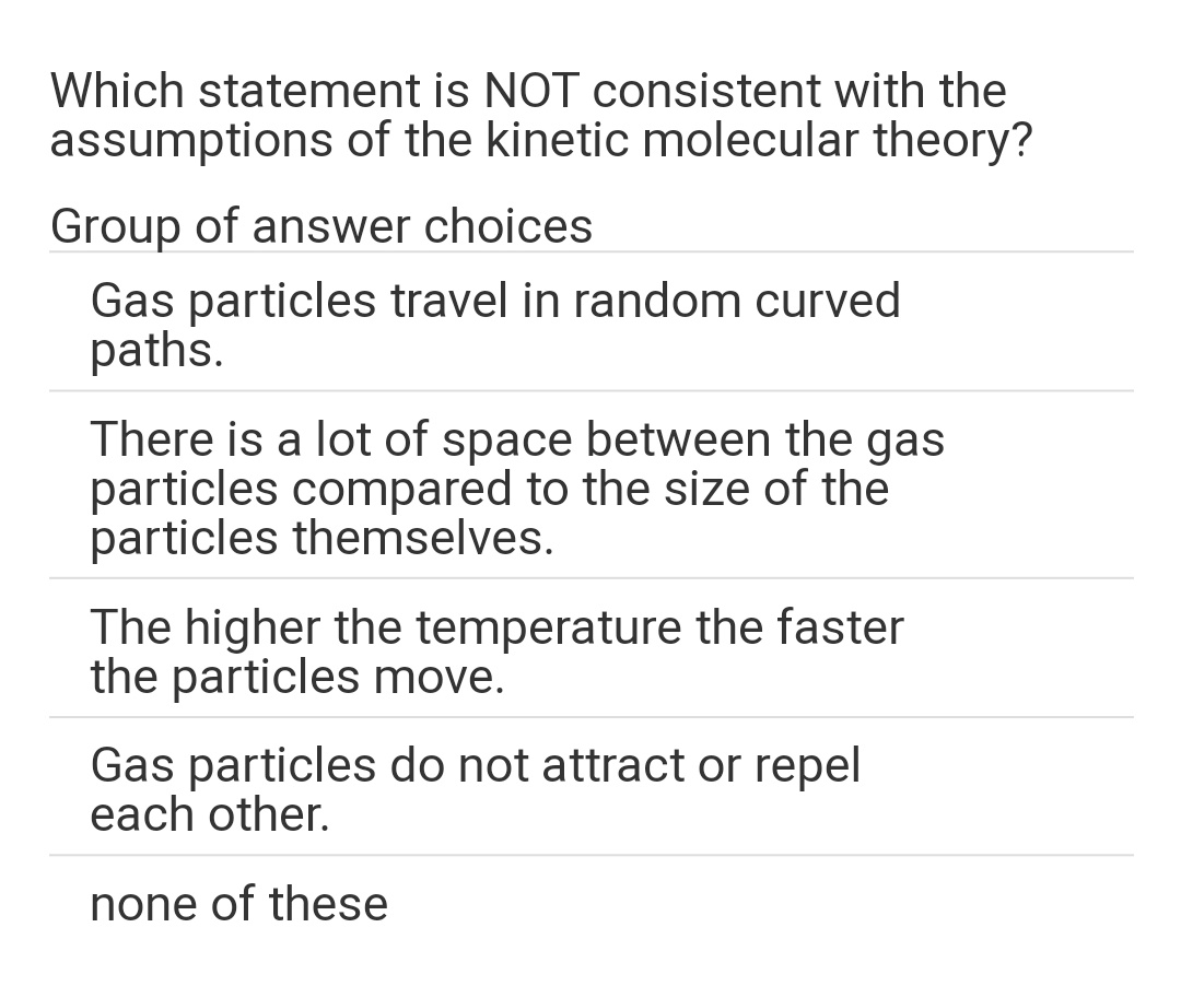 Answered Which statement is NOT consistent with… bartleby