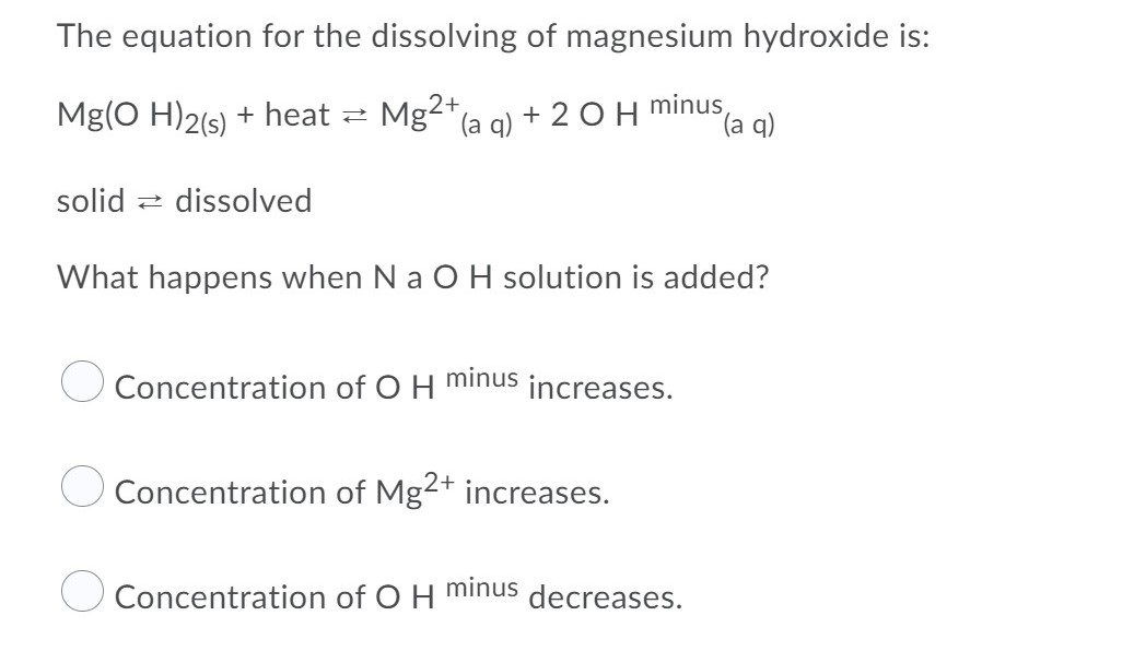 Answered The equation for the dissolving of… bartleby