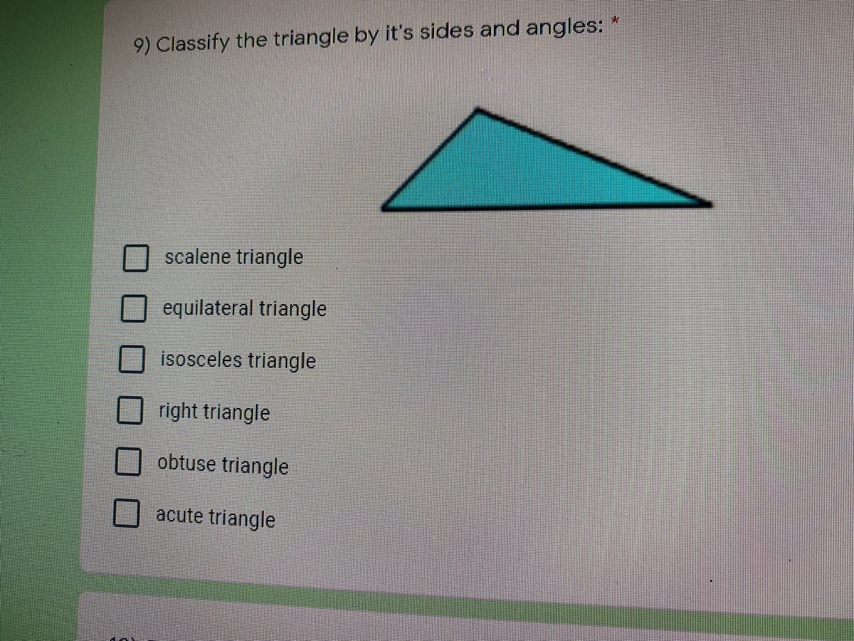 Then classify it as right, obtuse, or acute. Answered 9 Classify The Triangle By It S Sides Bartleby