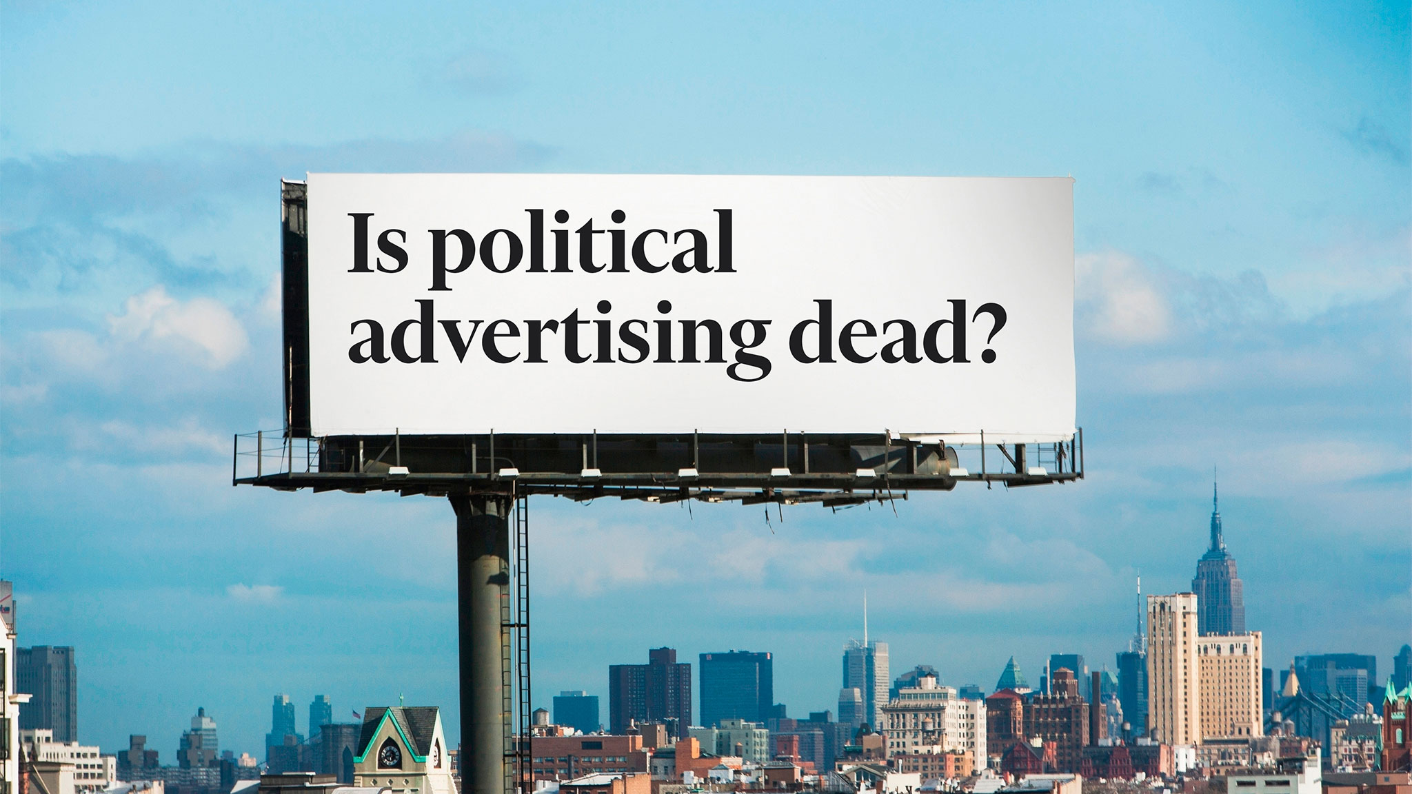 Political advertising an industry in peril