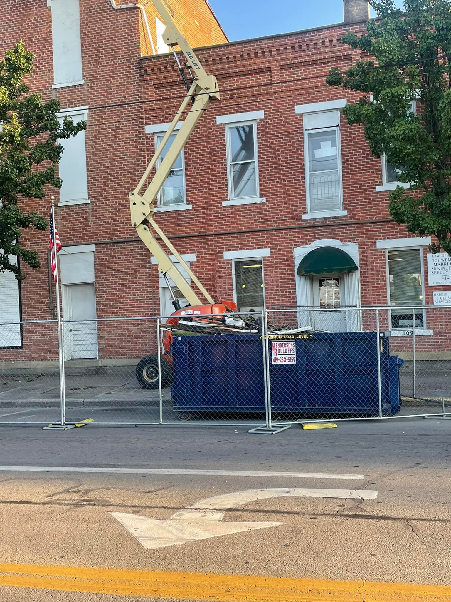 Henderson's Rolloffs Dumpster Service Alger, OH Kenton, OH Lima