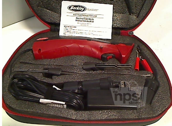 Berkley BCDEFK Fish Cleaning Deluxe Electric Fillet Knife Combo 12V New