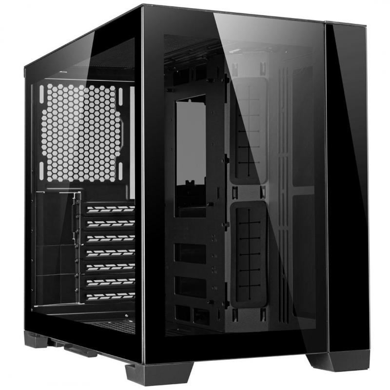 Buy Lian Li PC011D Dynamic Black Mini ATX Case, T/G Front and Side Window Cases Scorptec