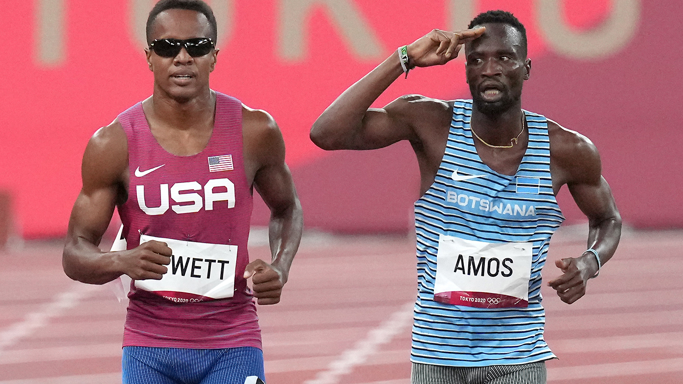 Tokyo Olympics 2021 Isaiah Jewett and Nijel Amos, extraordinary