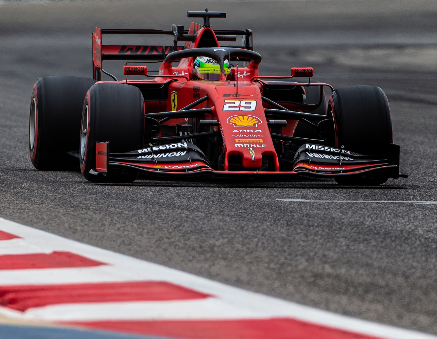 Mick Schumacher Ferrari F1 test drive video | Michael ...