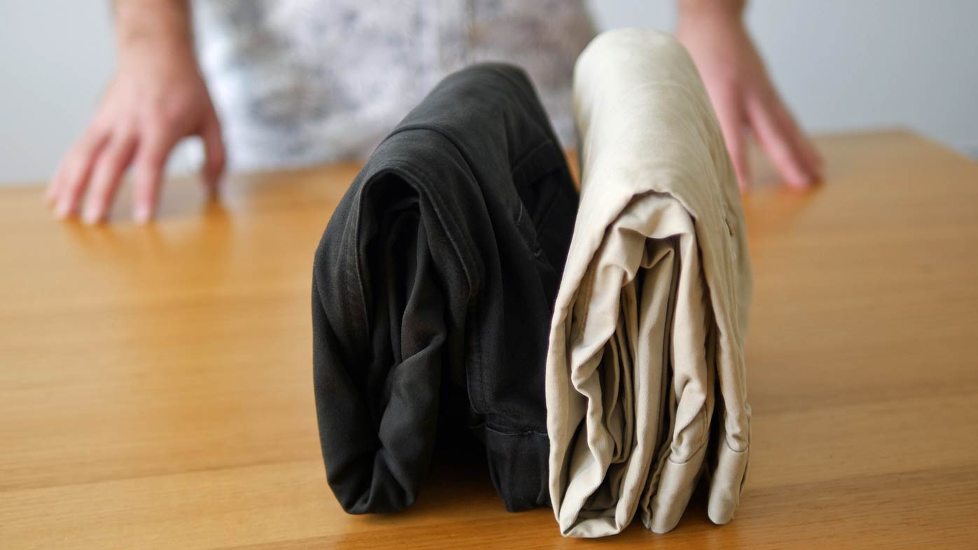 How to fold pants like Marie Kondo 9Homes