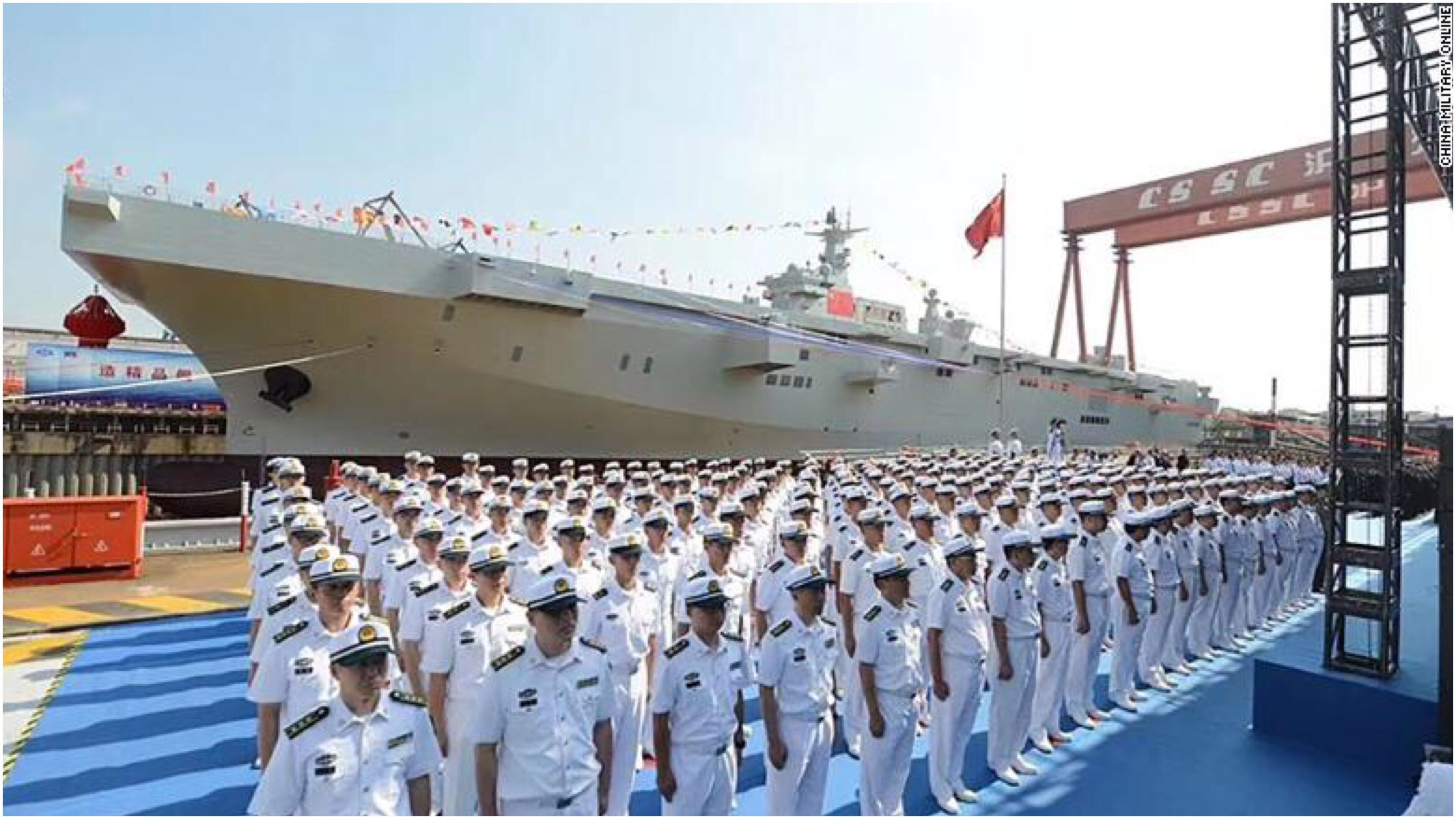 China amphibious assault ship launched by Navy Asia military news