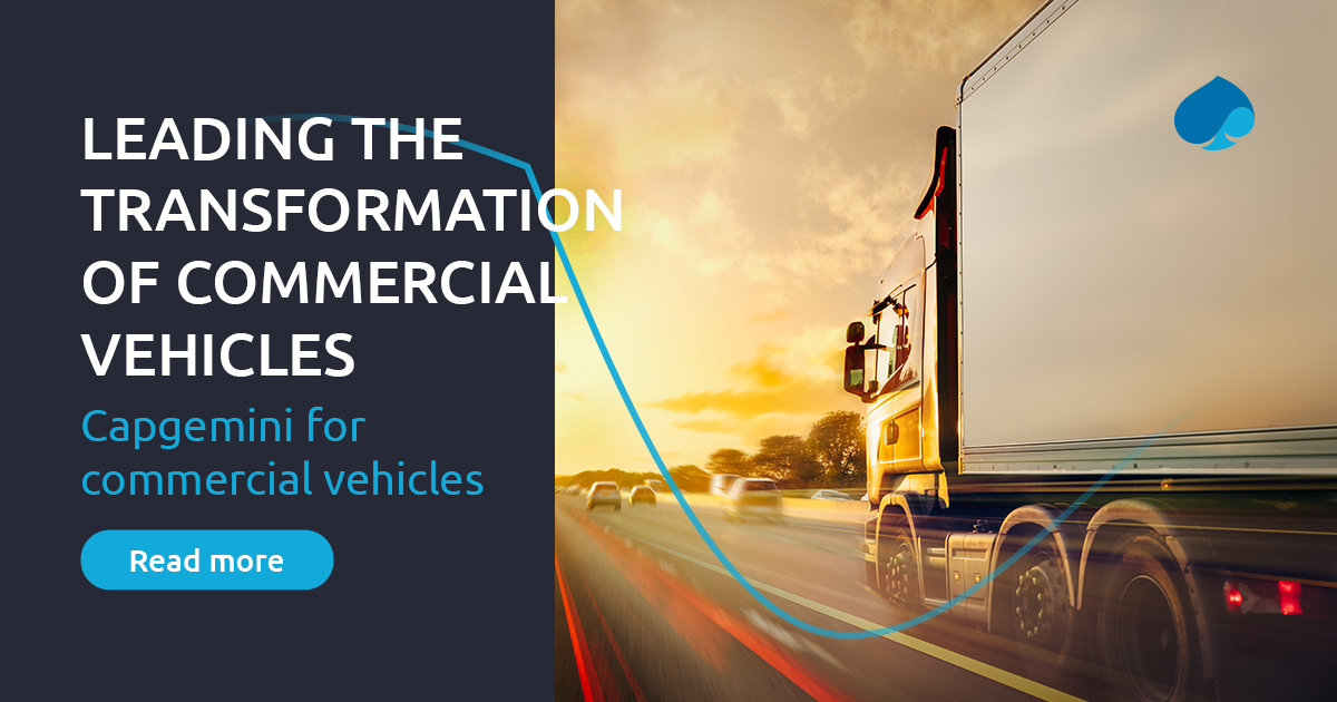 Commercial Vehicle Industry Transformation Capgemini