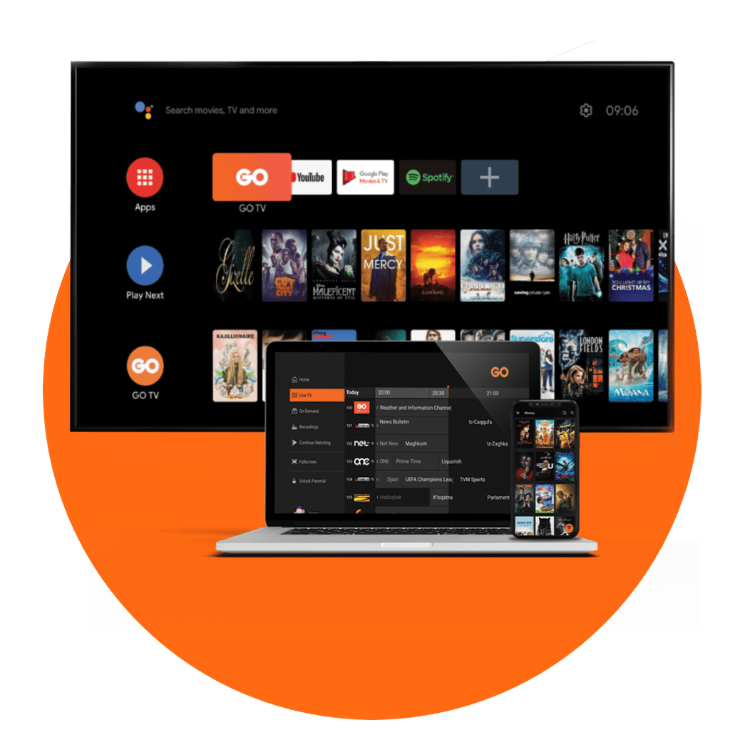 Watch GO TV over Wi-Fi | On multiple devices| GO
