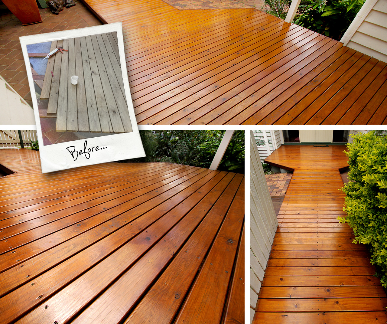 New pine deck coating PRO DECKCOATERS