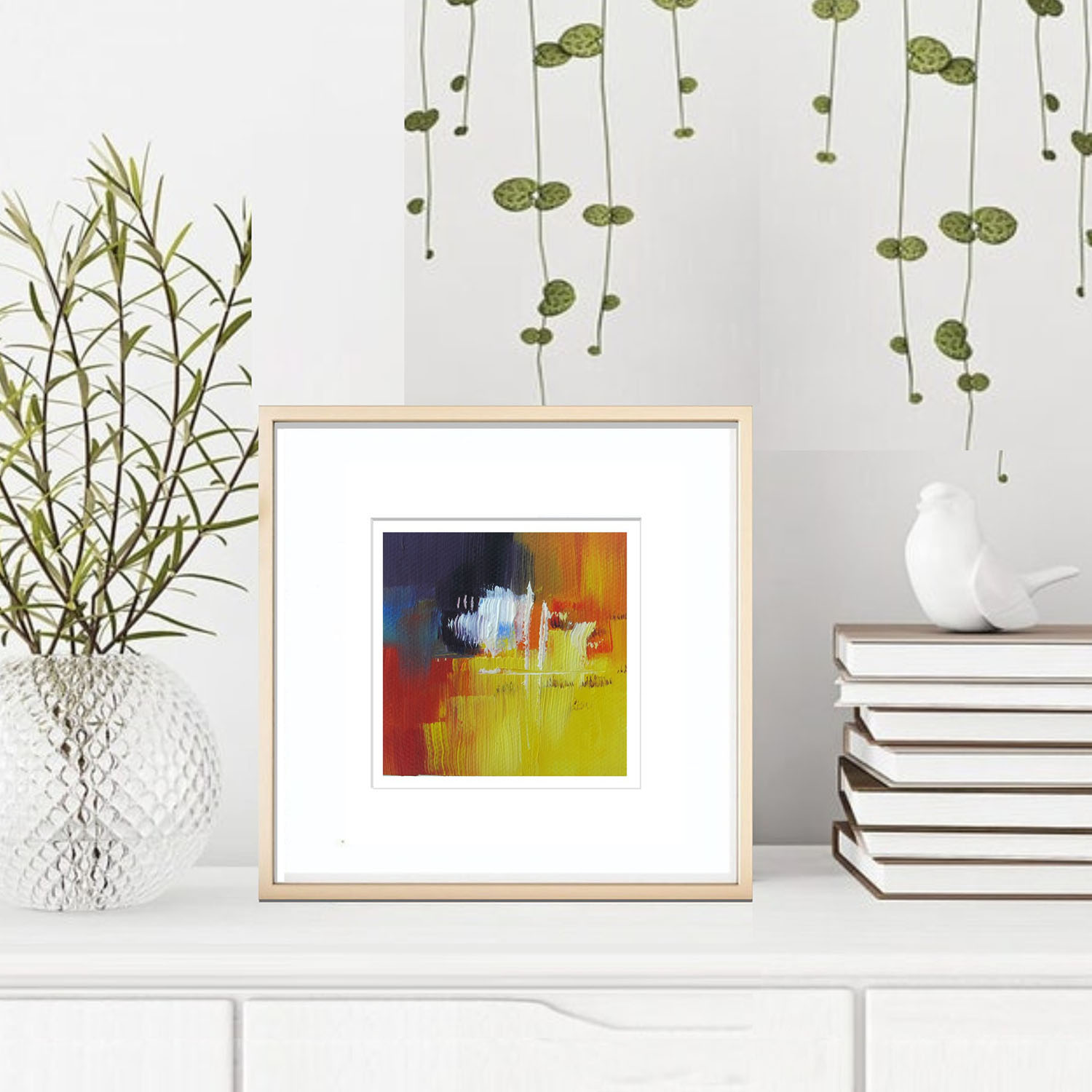 Small Abstract Painting № 1 by Evgeniy Maslov • prodhud.art