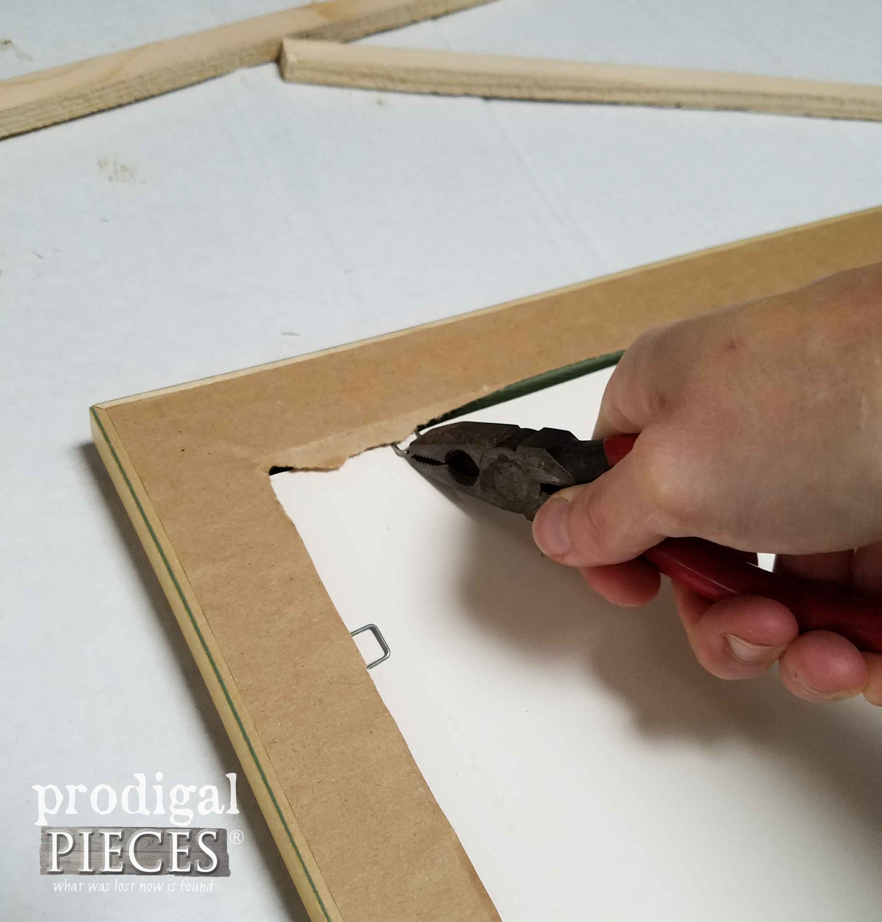 Framed Doily Wall Art from Curbside Finds Prodigal Pieces