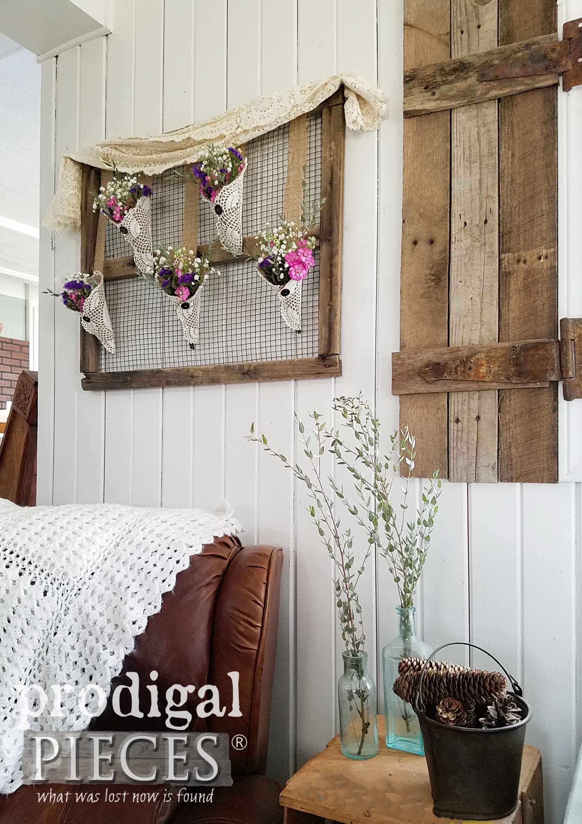 Rustic Farmhouse Wall Art from Flea Market Finds Prodigal Pieces