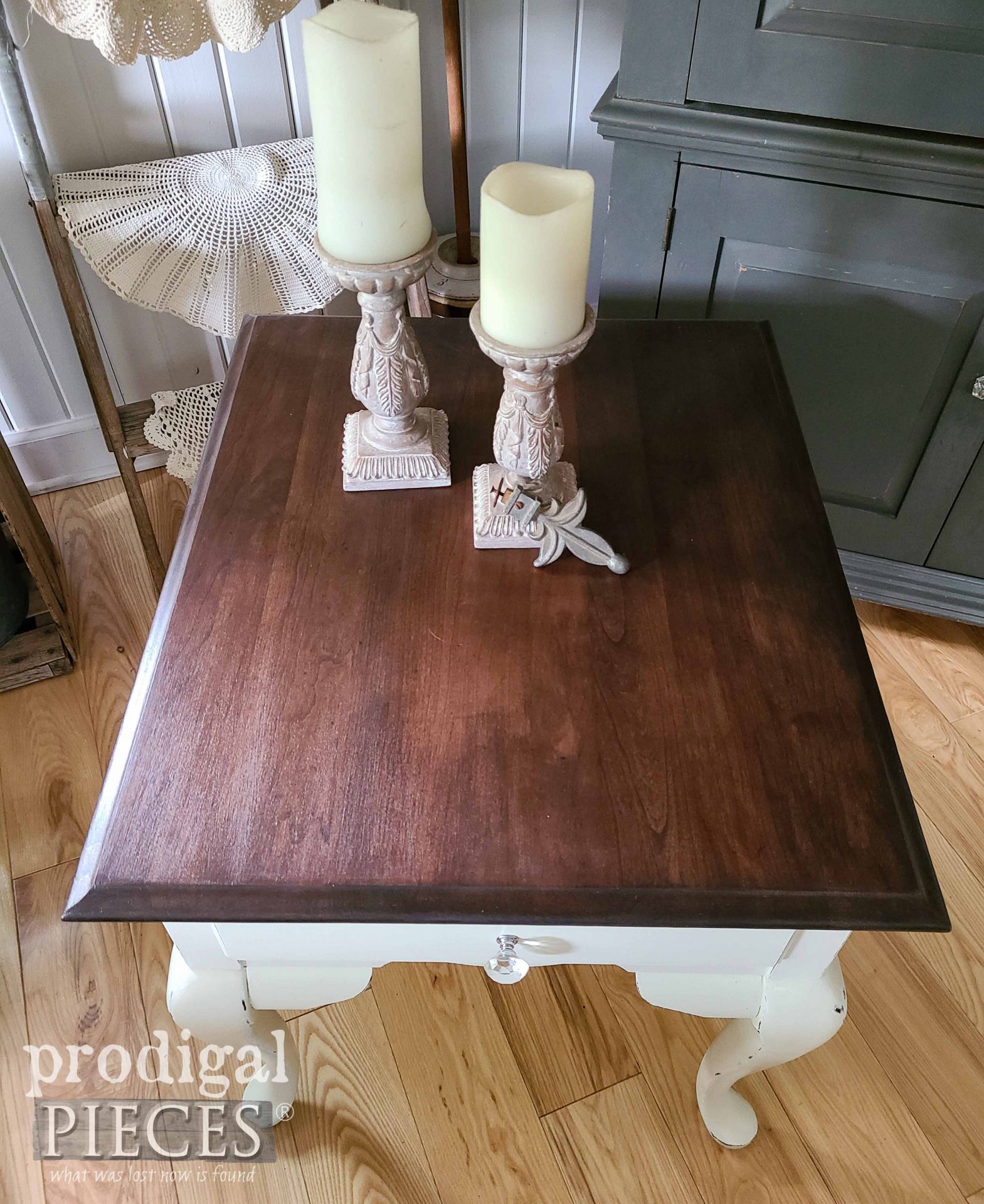 Vintage Queen Anne Table Makeover Prodigal Pieces