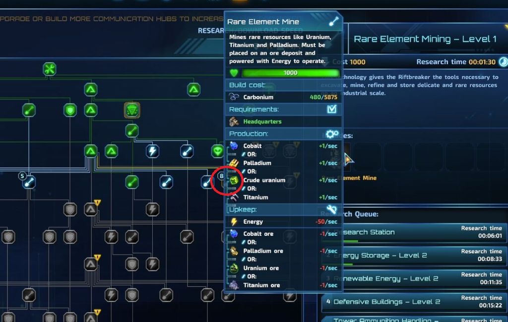 The Riftbreaker How To Find Cobalt Using Geo Scanner & Excavate It