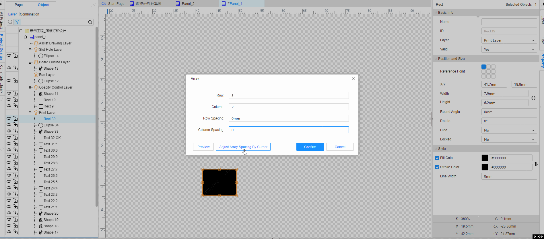 array object EasyEDA Pro User Guide