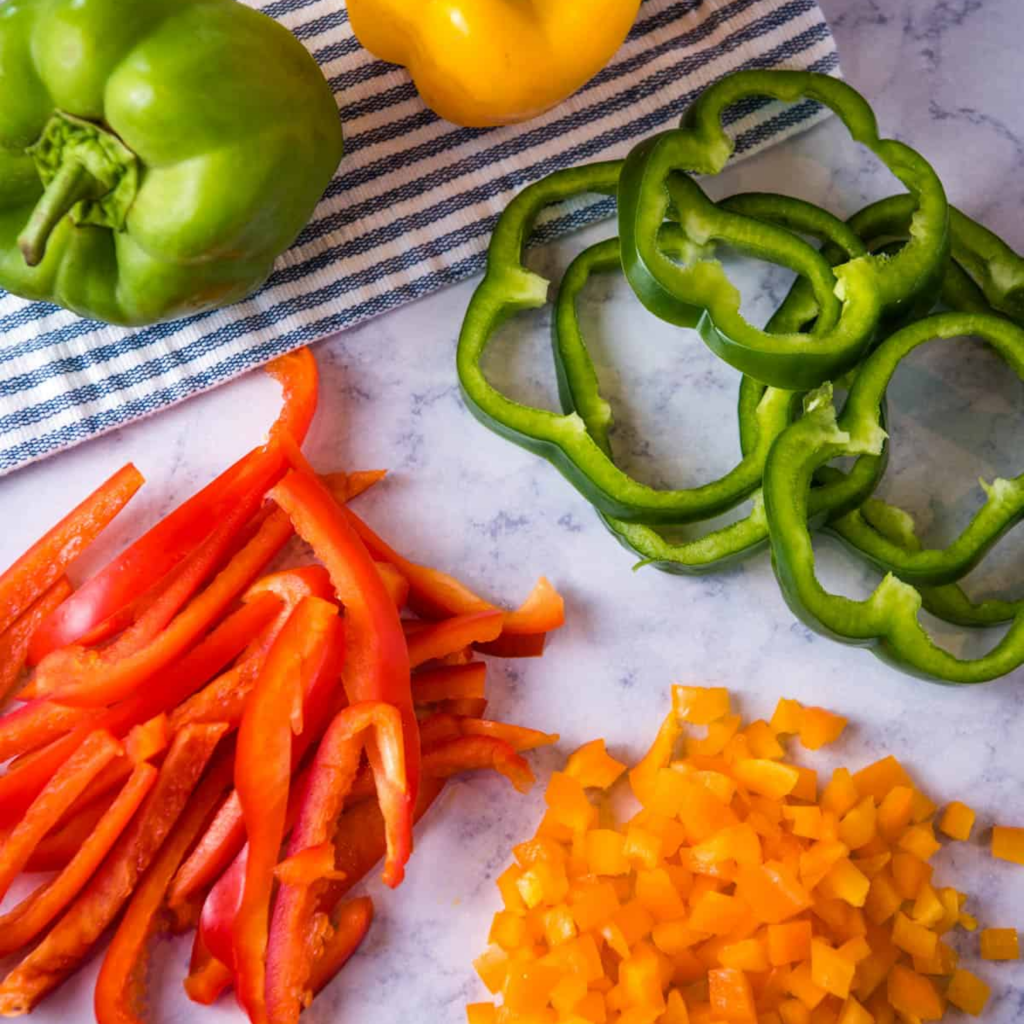 Cutting Bell Peppers the Easy Way Produce Bites Produce Bites