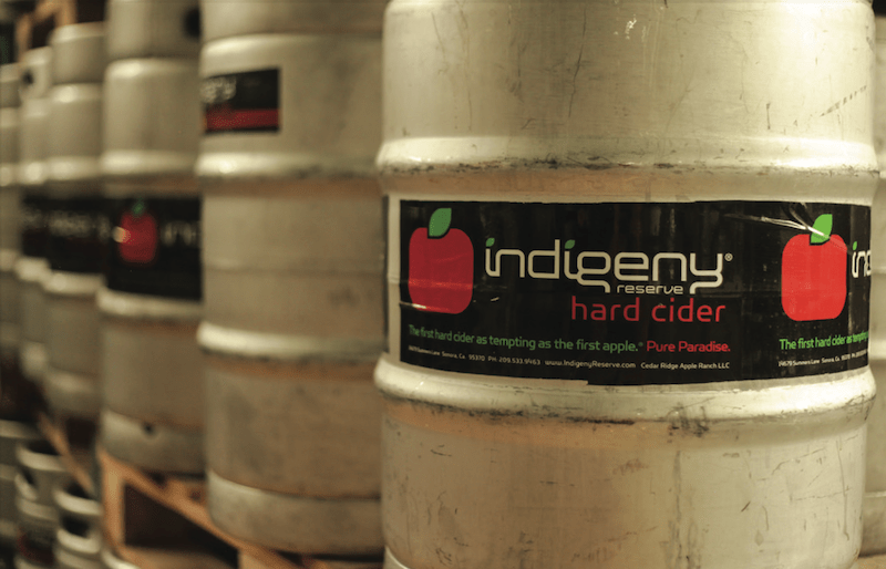 Indigeny Reserve cider barrels Produce Processing