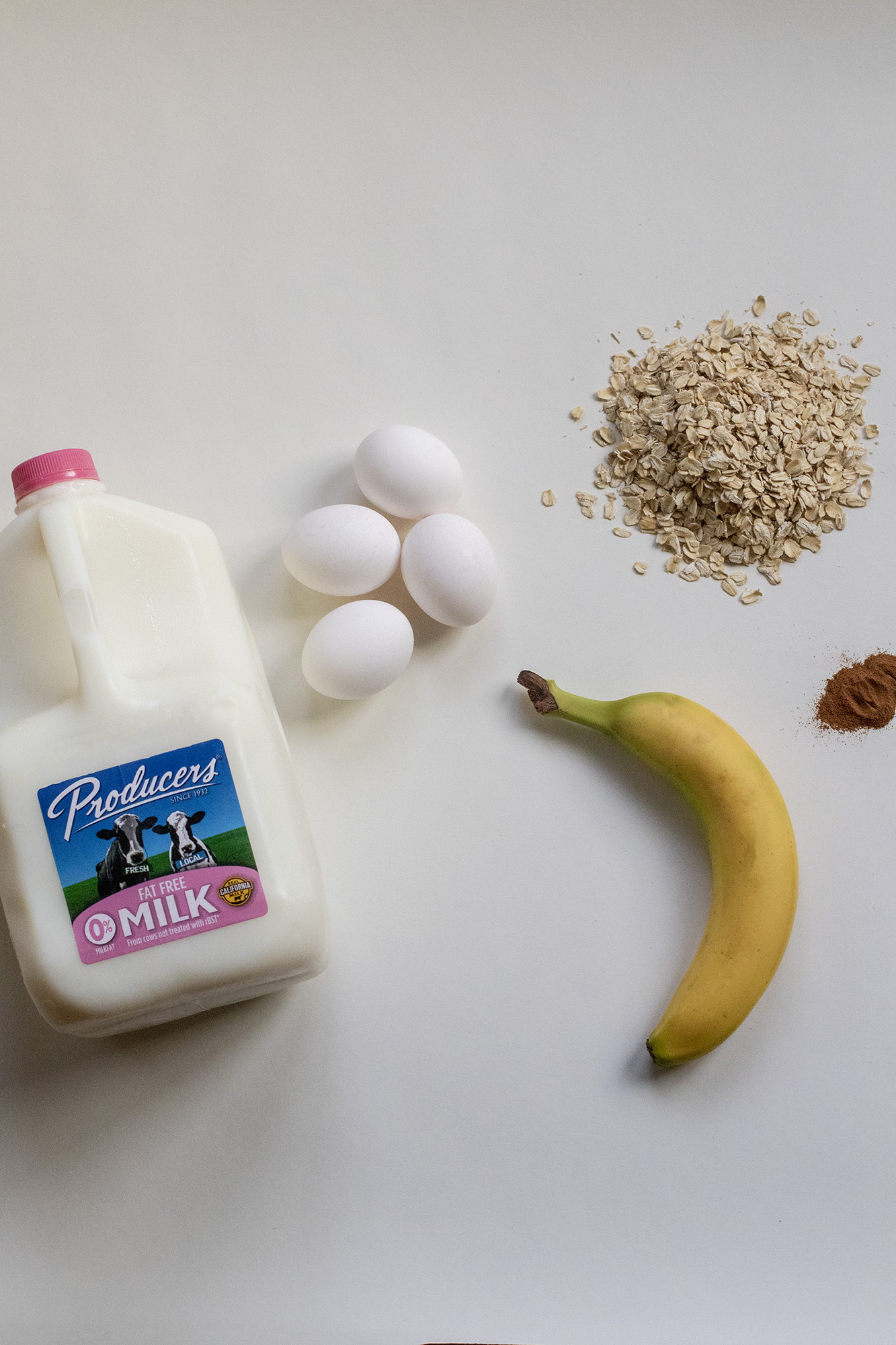 Egg White Oatmeal Producers Dairy