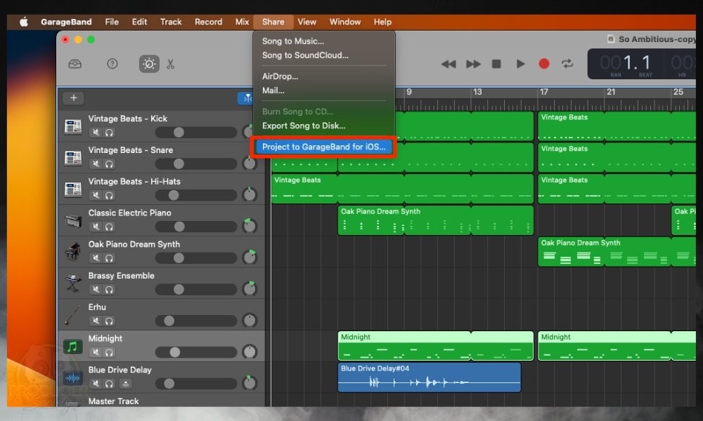 How to Share GarageBand Projects For macOS/iOS (EASY) Producer Society