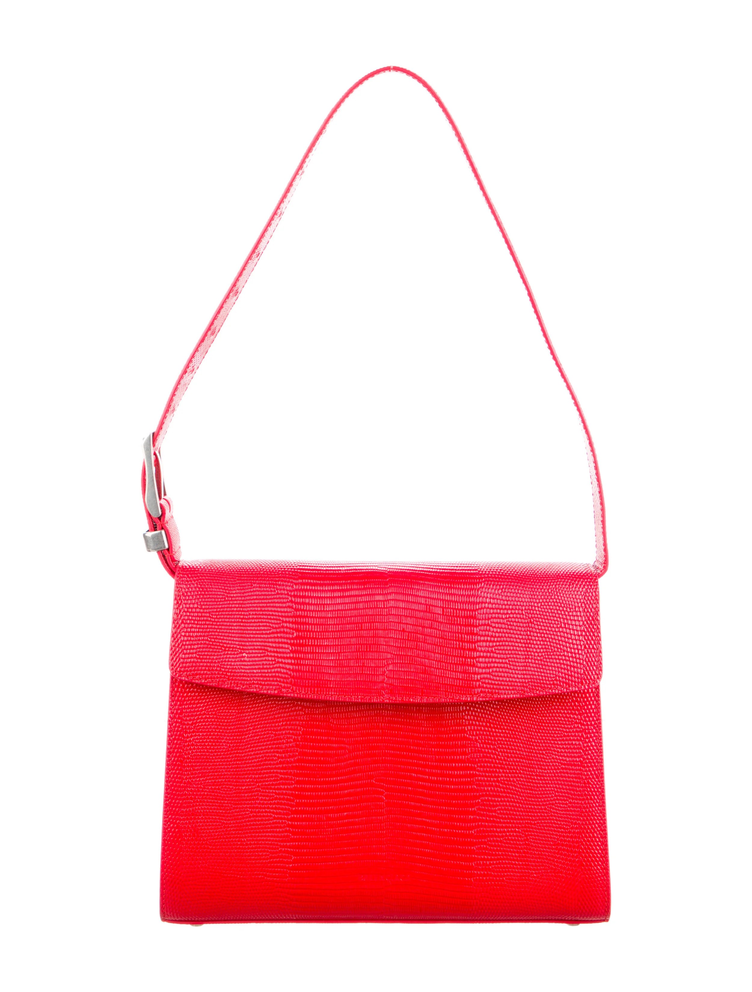 Balenciaga Medium Embossed Ghost Shoulder Bag Red Shoulder Bags