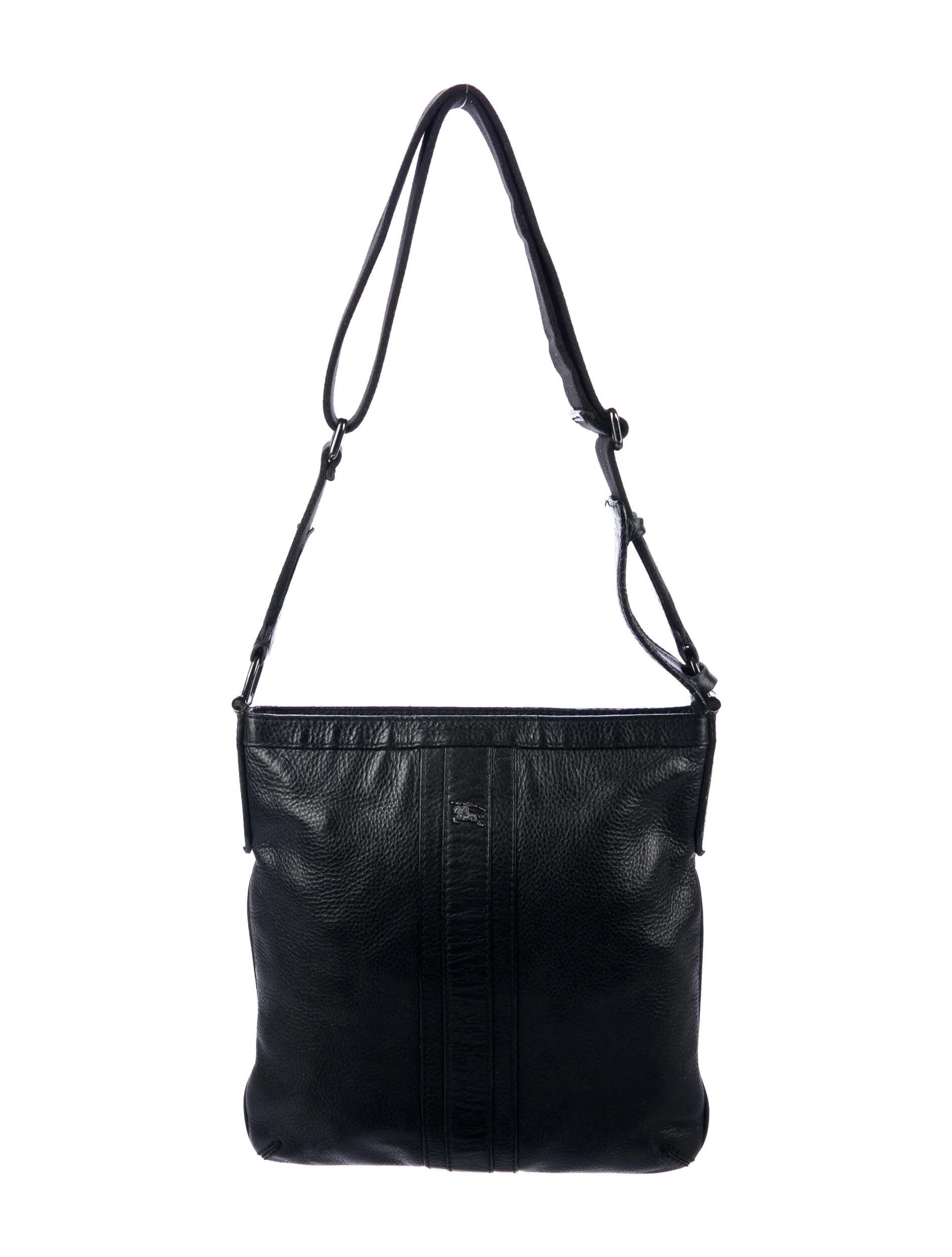 Burberry Leather Messenger Bag Handbags BUR200053 The RealReal