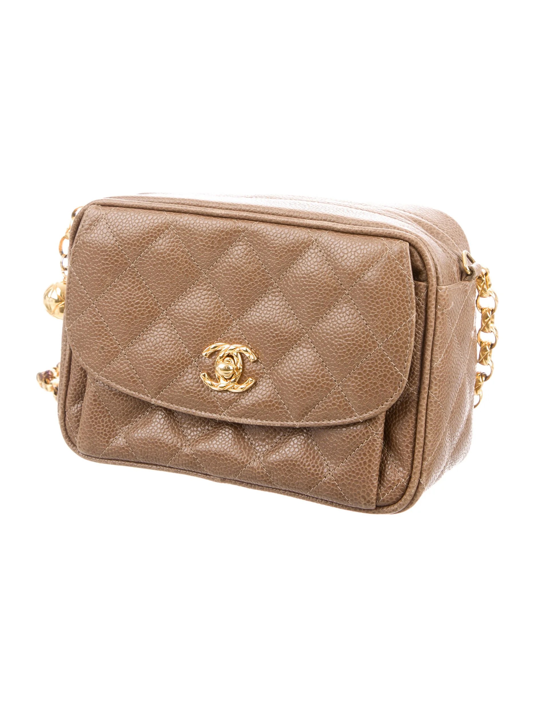 Chanel Caviar Camera Crossbody Bag Handbags CHA206853 The RealReal