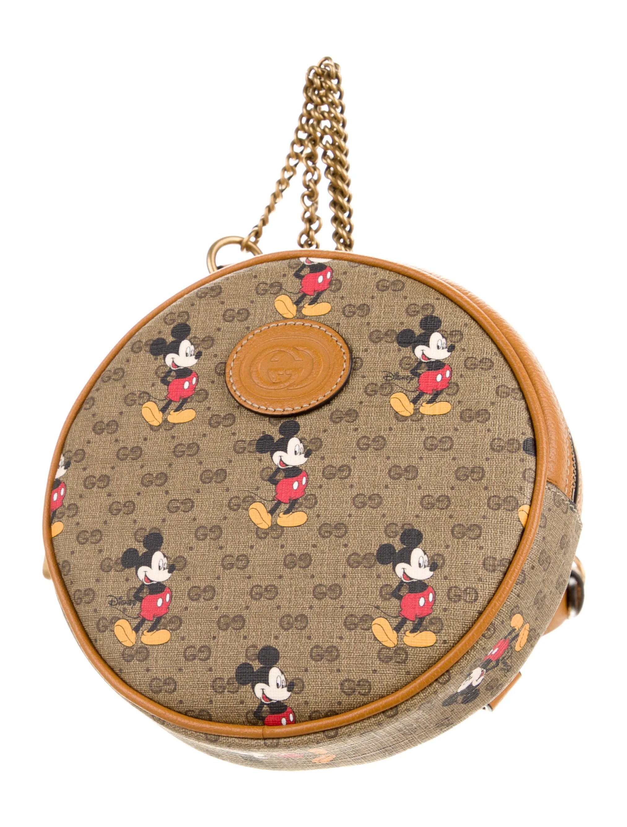 Gucci x Disney x Disney Micro GG Supreme Round Mickey Mouse Backpack w