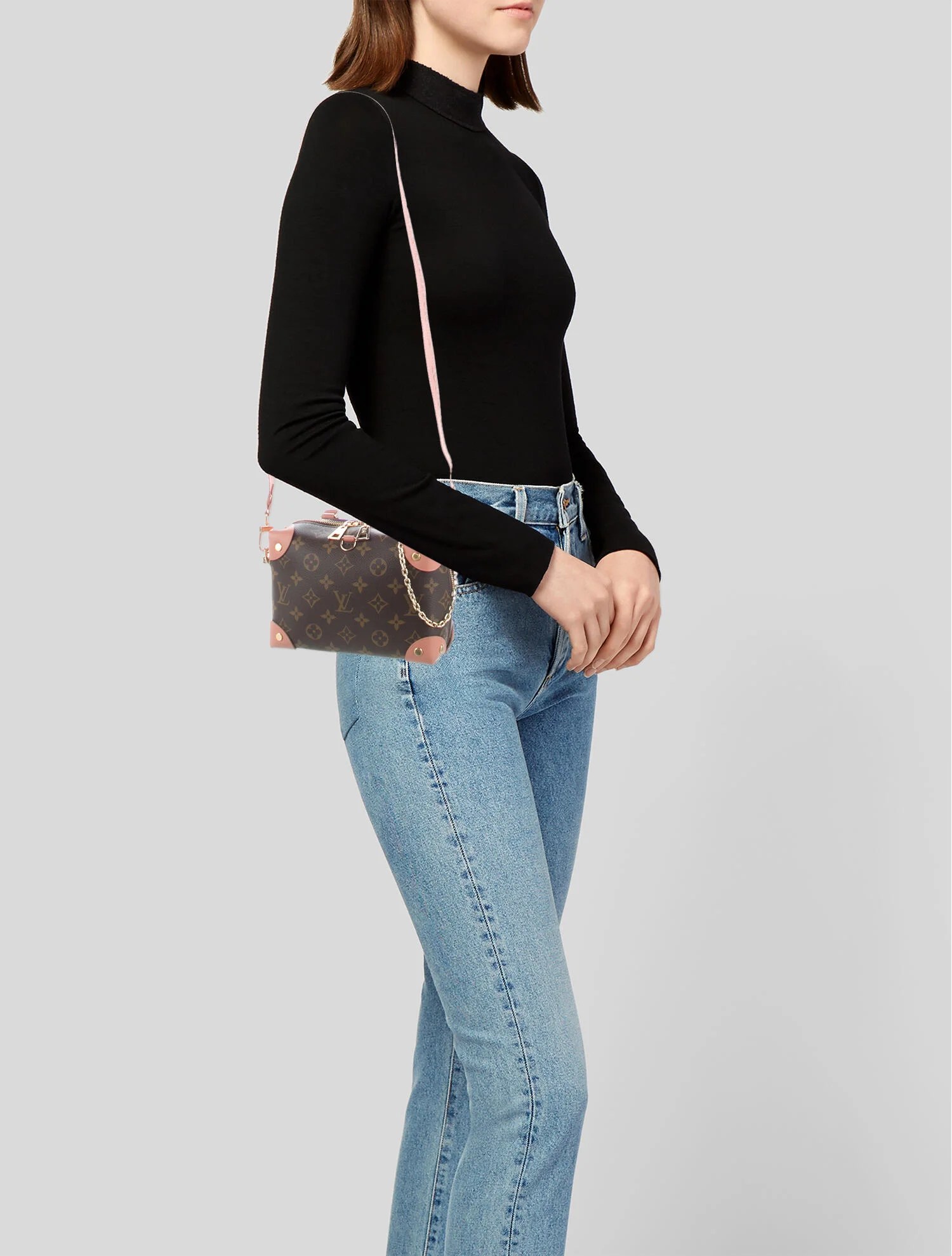 Louis Vuitton Monogram Petite Malle Crossbody Bag Crossbody Bags