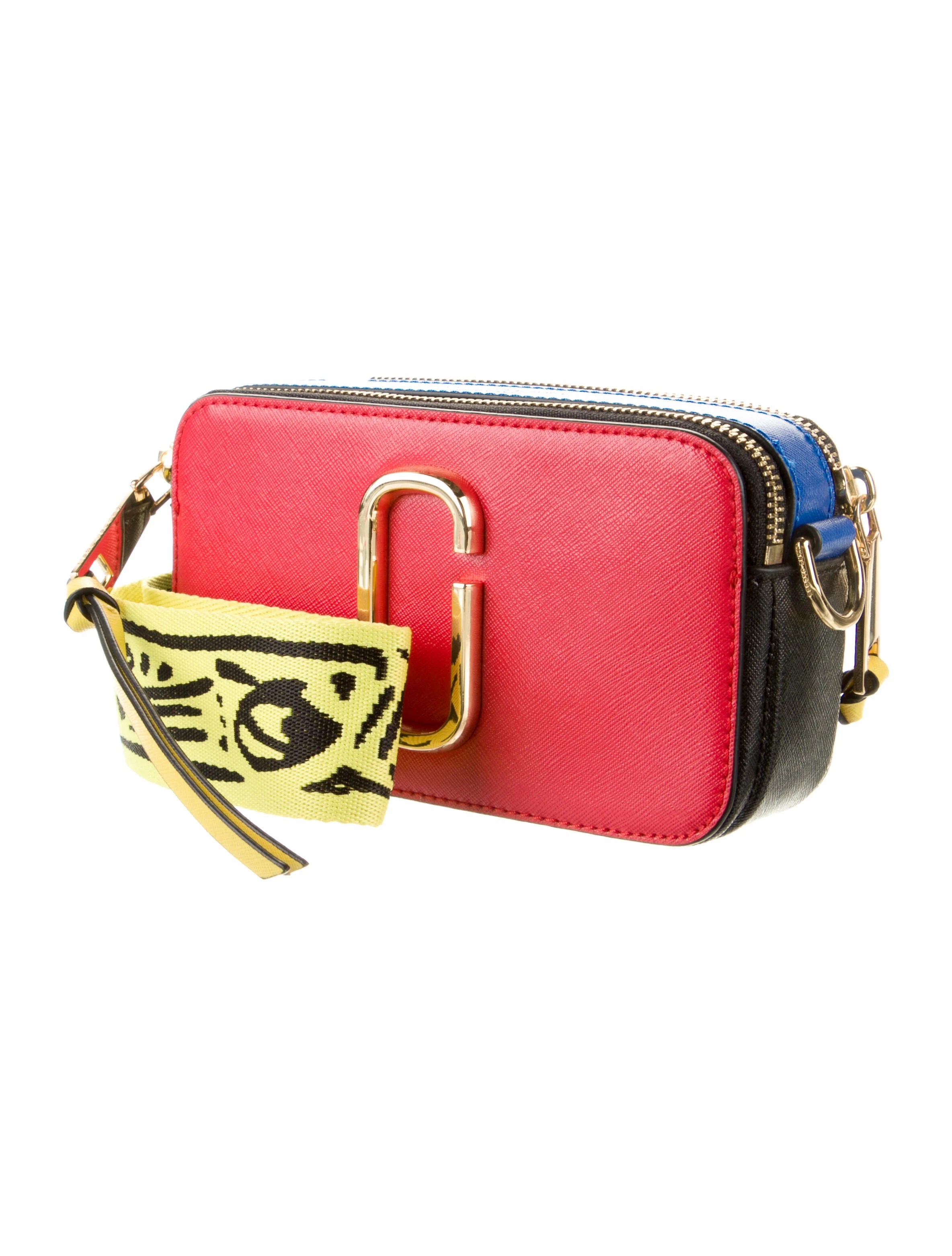 Marc Jacobs The Snapshot Leather Crossbody Bag w/Tags Red Crossbody