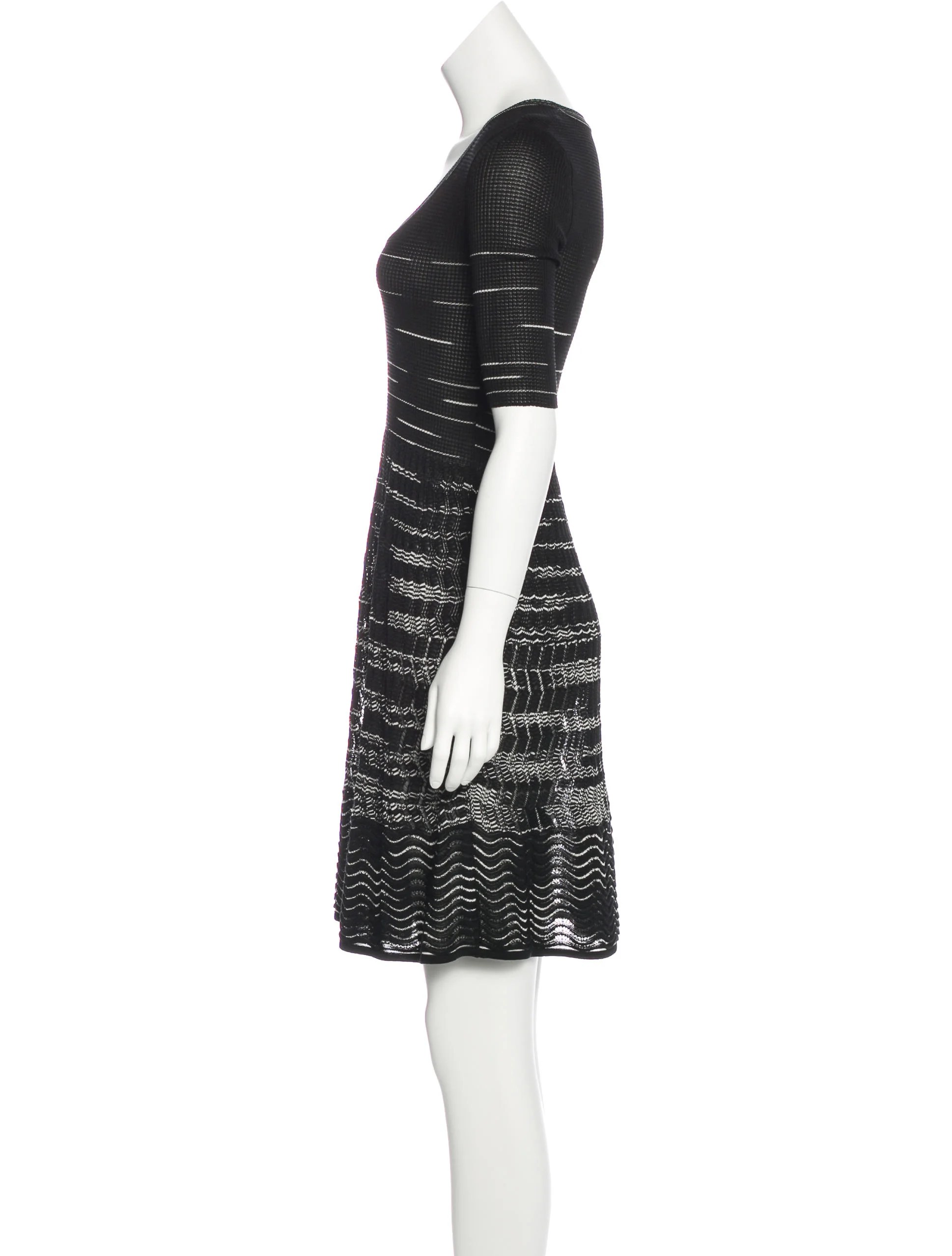 Missoni KneeLength Knit Dress Clothing MIS43553 The RealReal