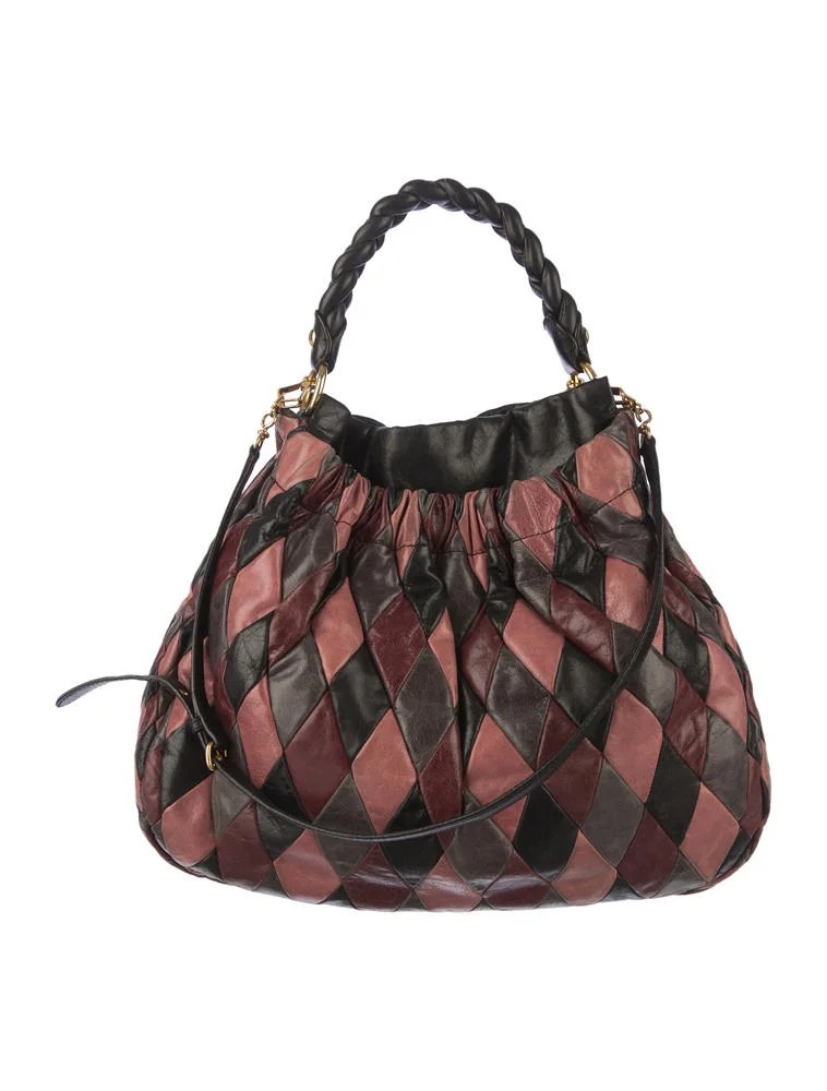 Miu Miu Patchwork Bag Handbags MIU11253 The RealReal