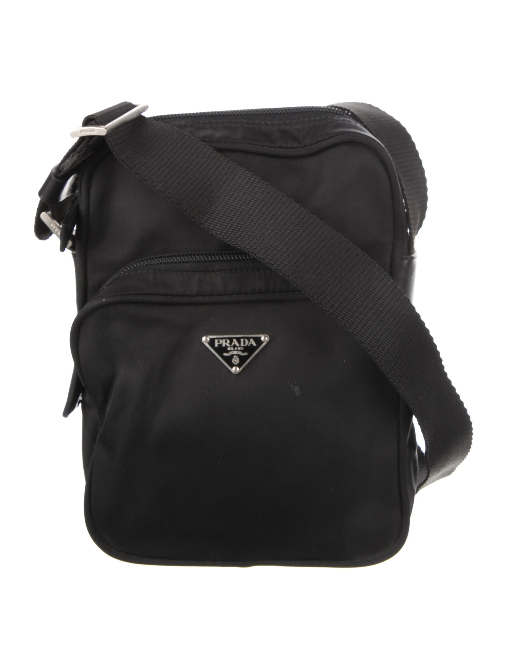 Prada Raso Crossbody Bag Black Crossbody Bags, Handbags PRA598670