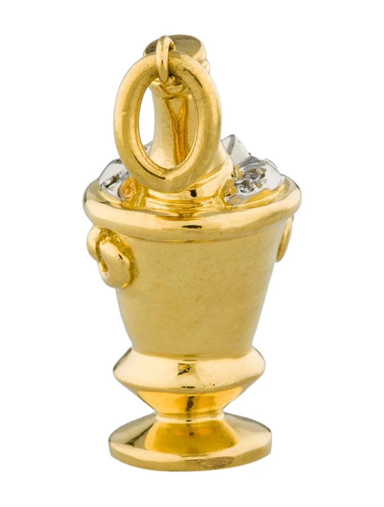 Tiffany & Co Champagne Bucket Charm Charms TIF20006 The RealReal