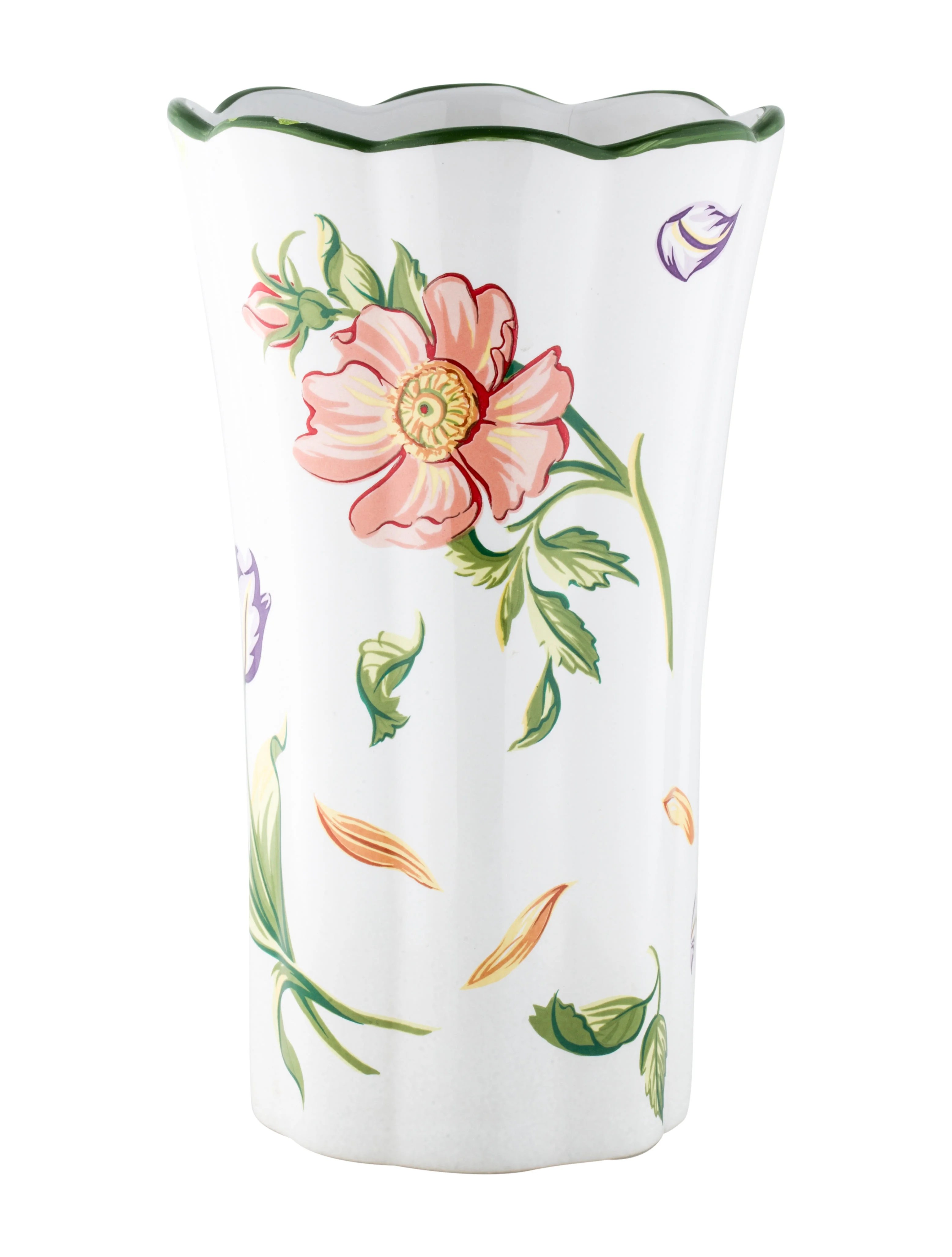 Tiffany & Co. Petals Vase White TIF34341 The RealReal