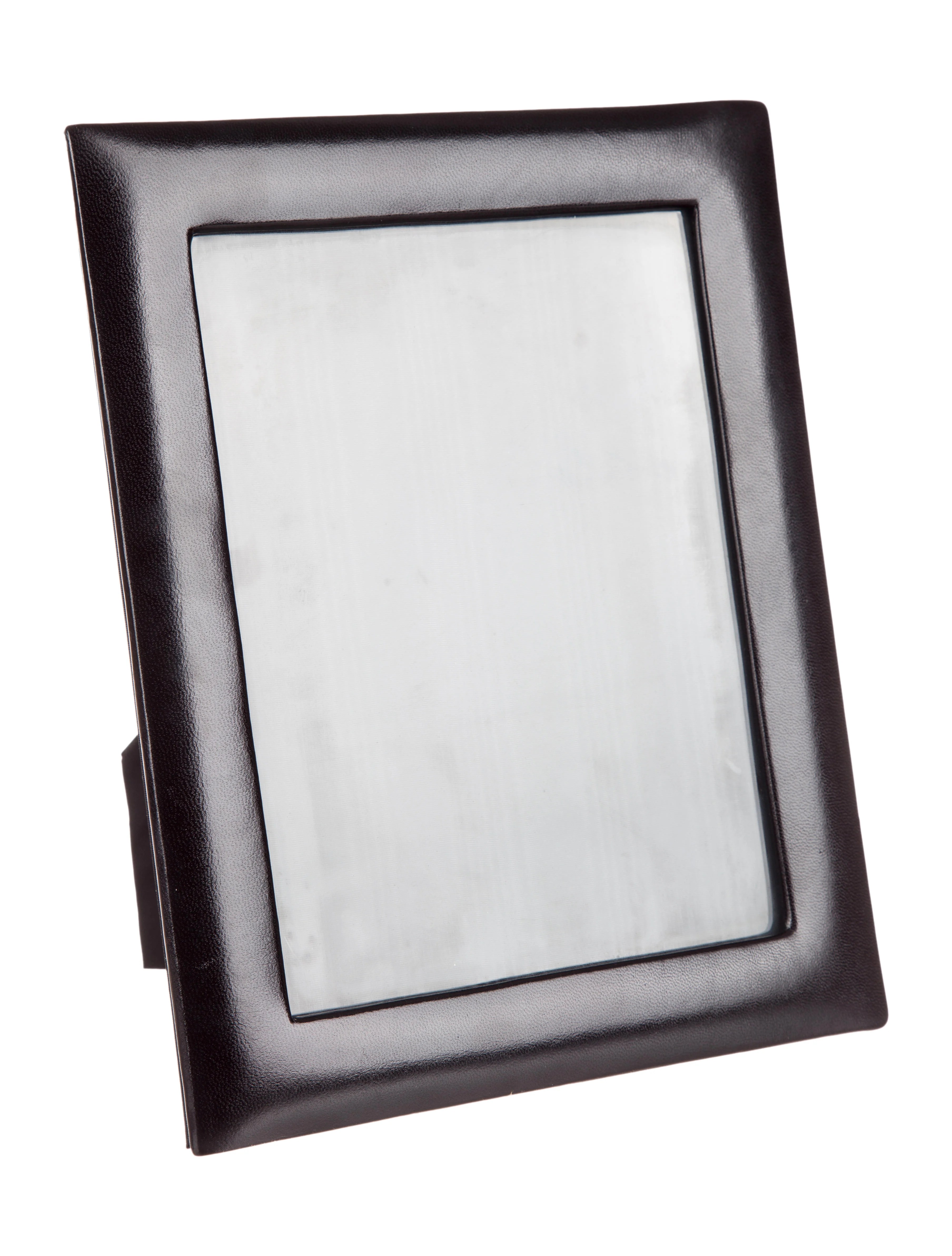 Tiffany & Co. Black Leather Picture Frame Decor & Accessories
