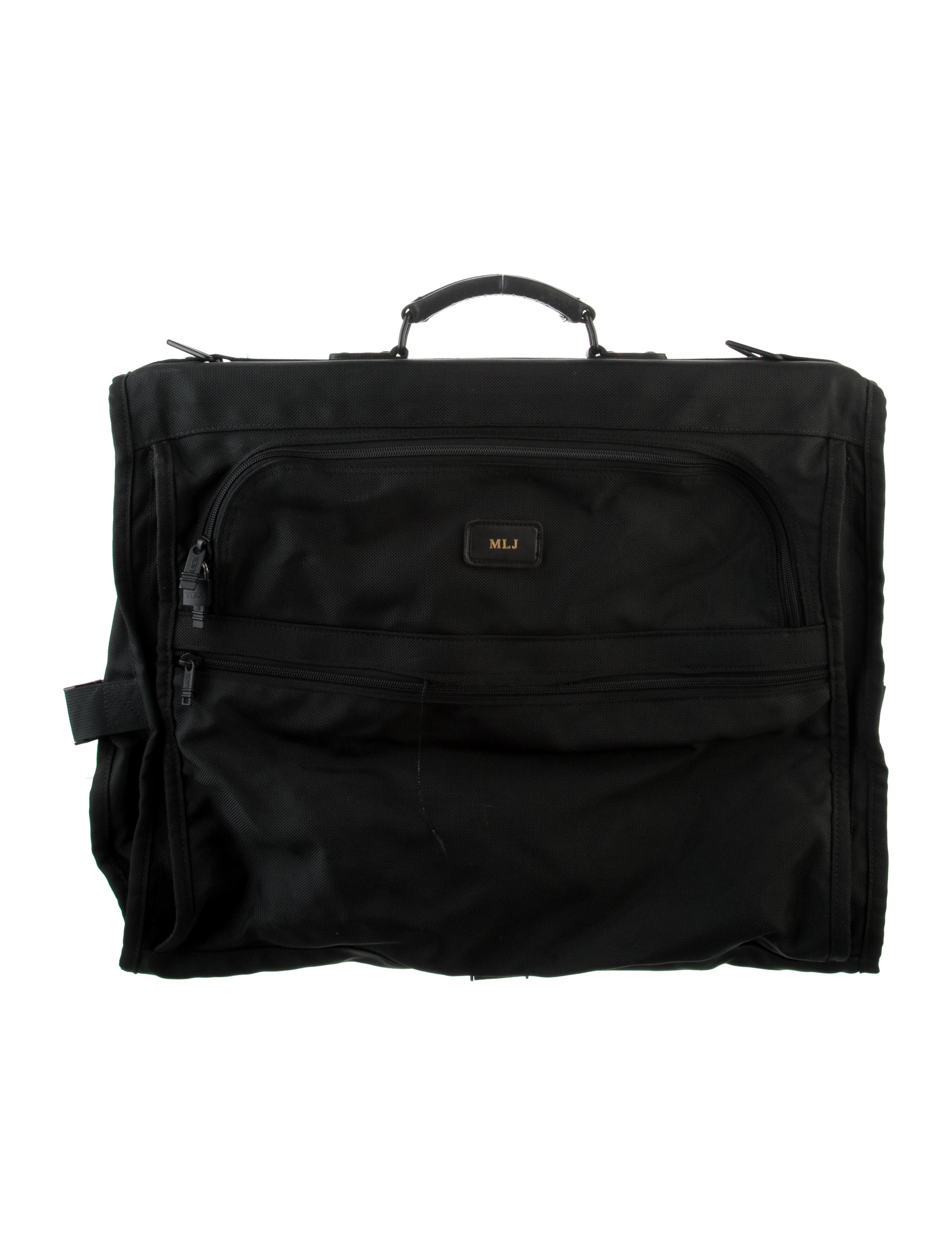 Tumi LeatherTrimmed Garment Bag Black Garment Covers, Bags