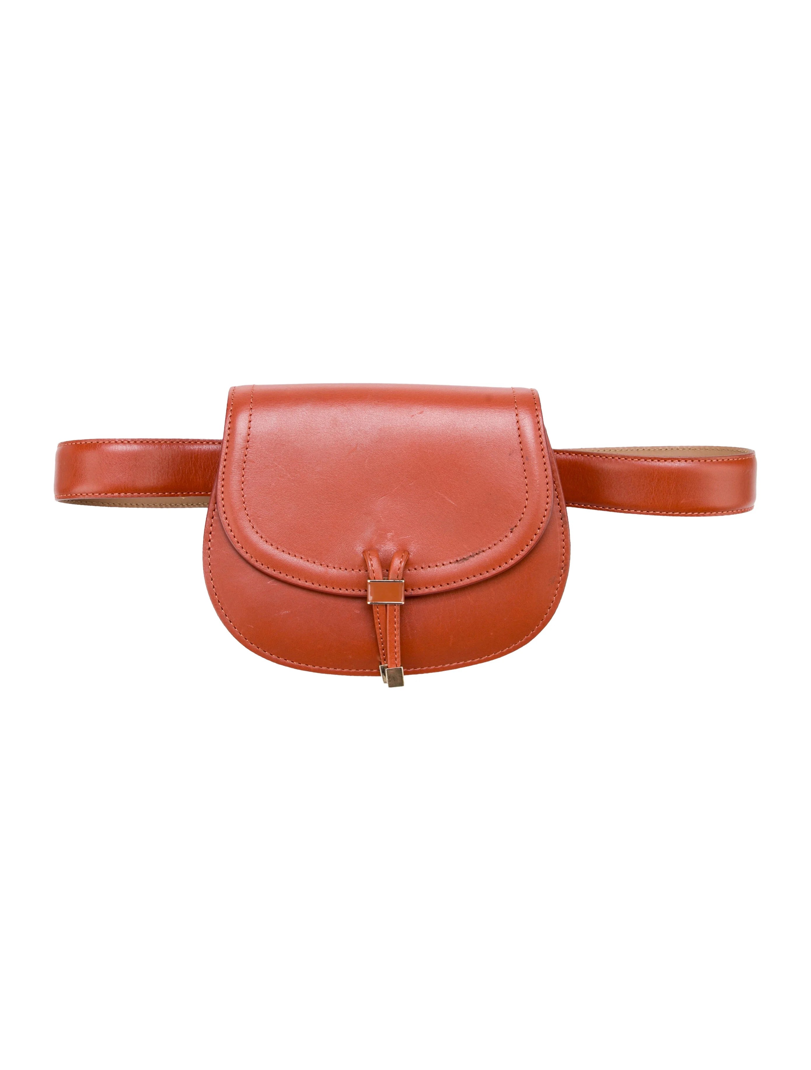 Vanessa Seward Smooth Leather Waist Bag Brown Waist Bags, Handbags