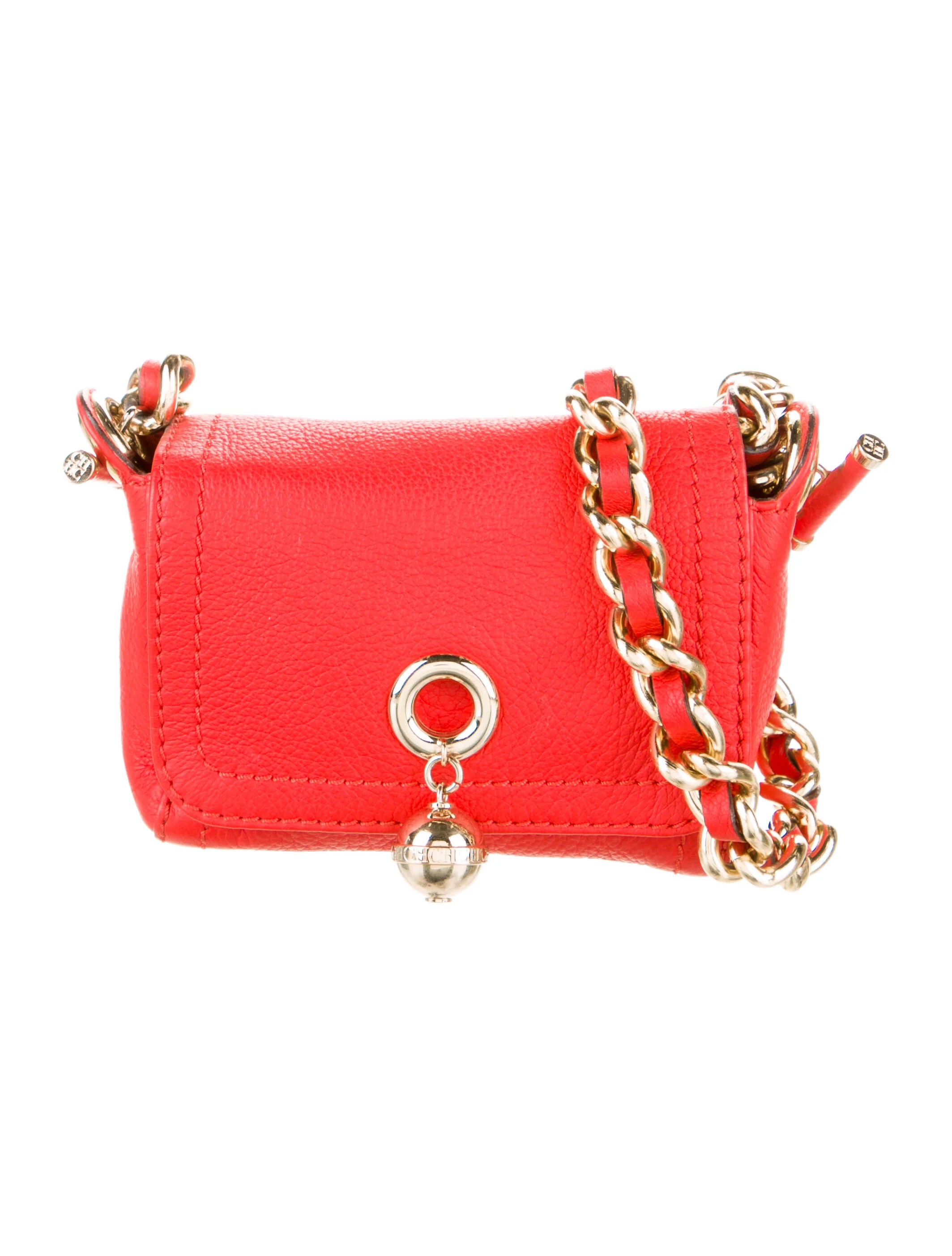 CH Carolina Herrera Leather Crossbody Bag Red Crossbody Bags, Handbags WC333653 The RealReal