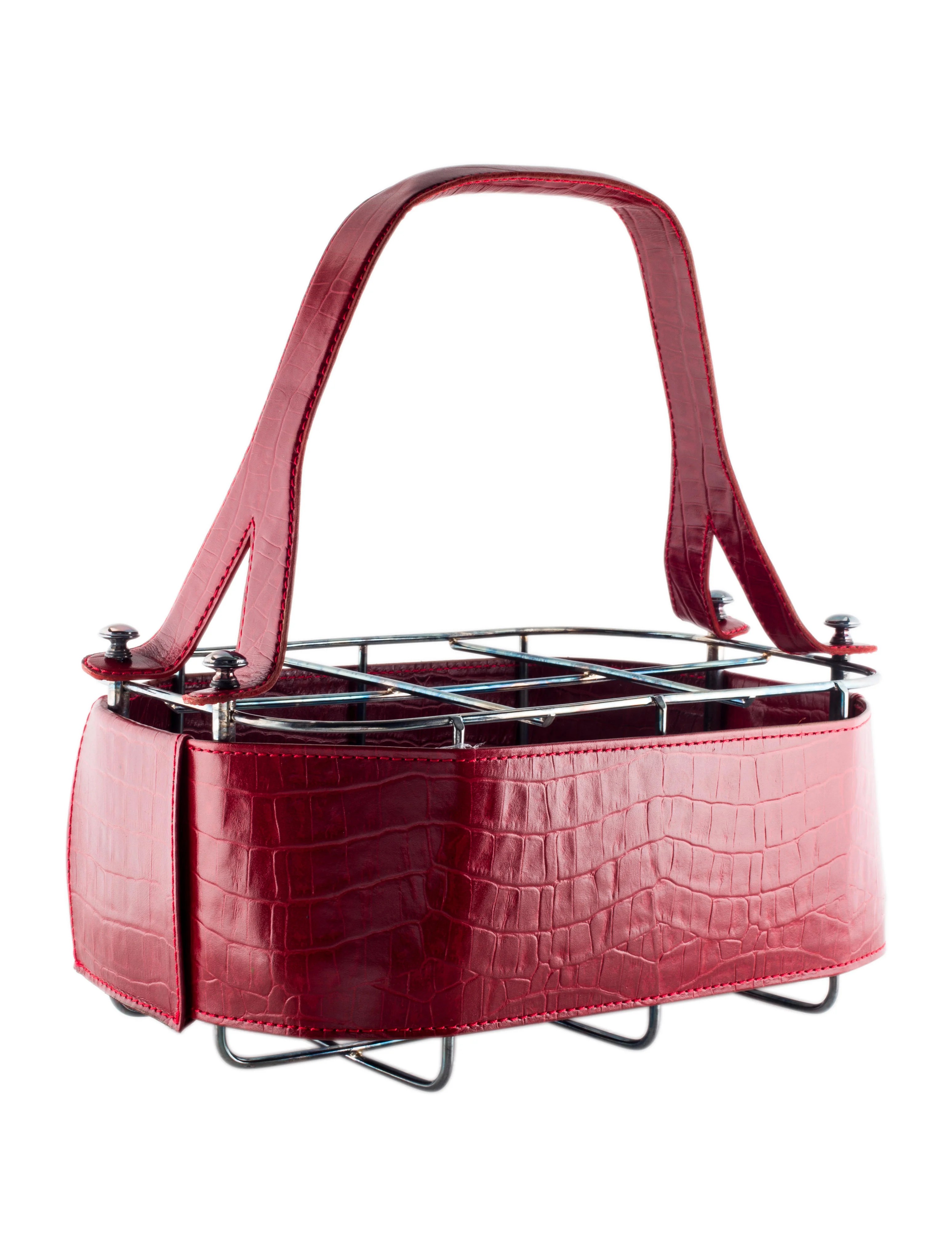 Lappos Wine Caddy Red WLPPS20002 The RealReal
