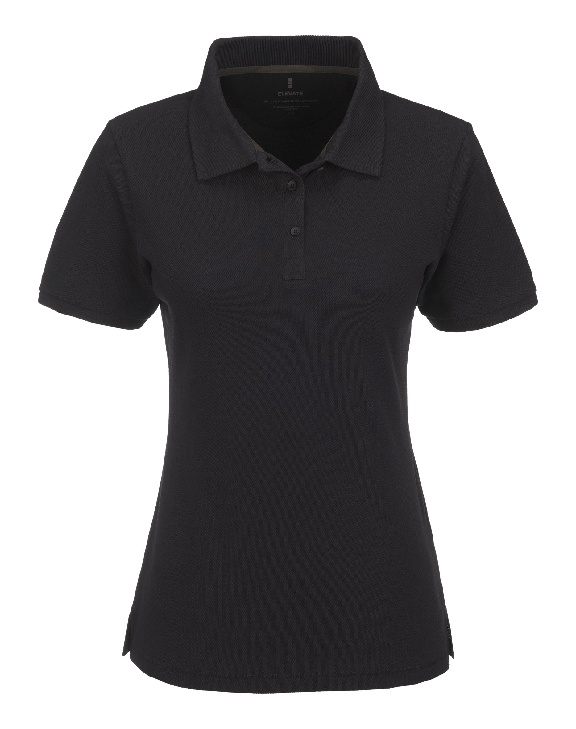 Ladies Calgary Golf Shirt Black Only ELE5617BL