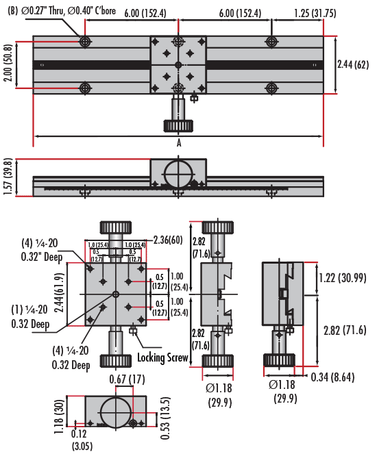 Long Travel Rack and Pinion Stages Edmund Optics
