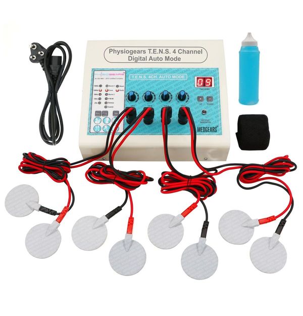 MEDGEARS 4 Channel Tens Electrotherapy Machine used in Physiotherapy