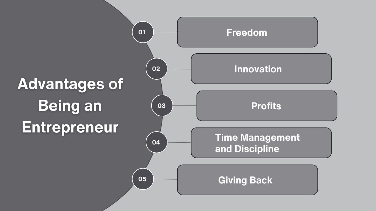 Advantages and Disadvantages of Being an entrepreneur
