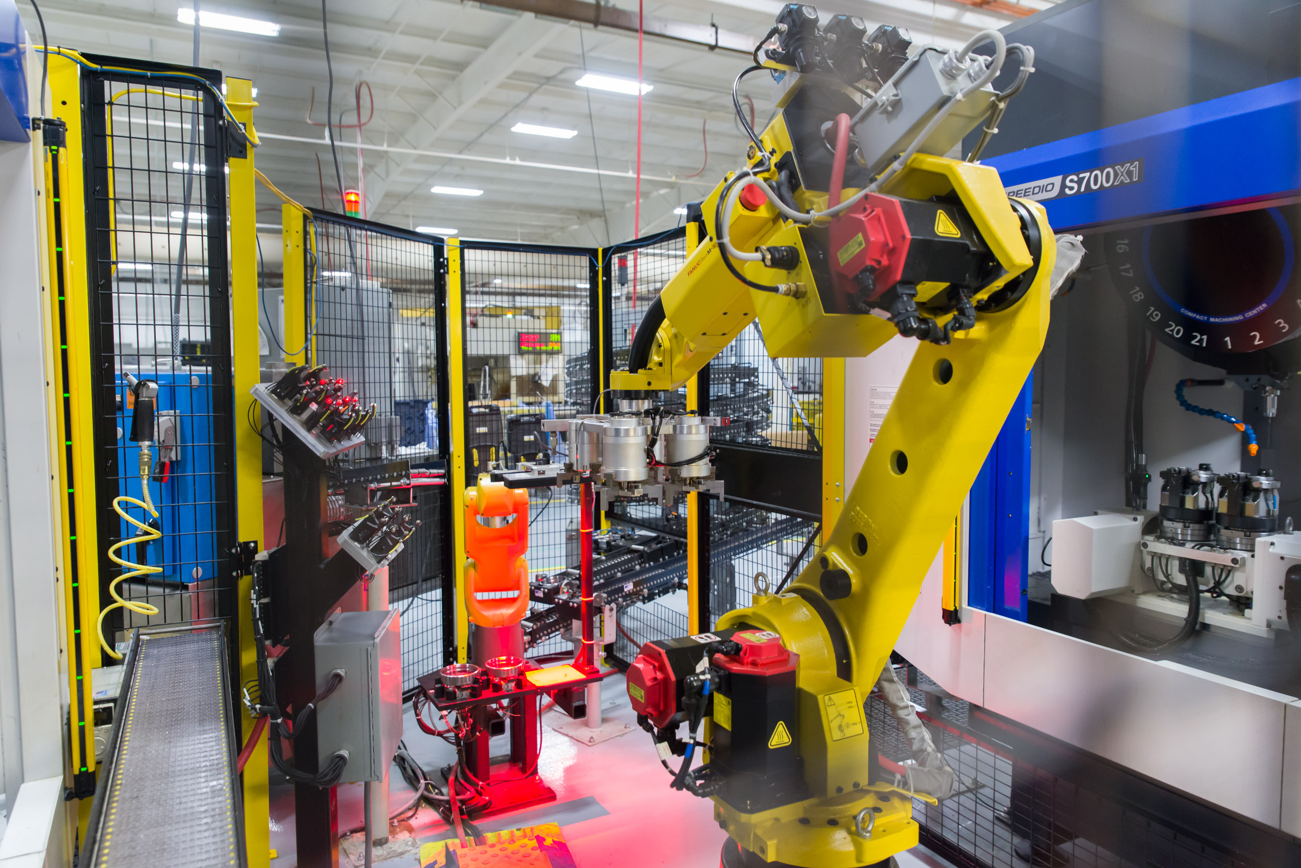 High Volume CNC Machining Production Saw and Machine