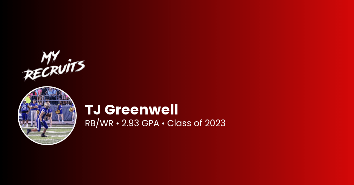 TJ Greenwell Online Recruiting Profile