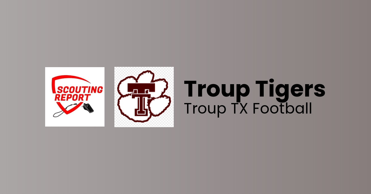 Troup TX Football's Player Brochure