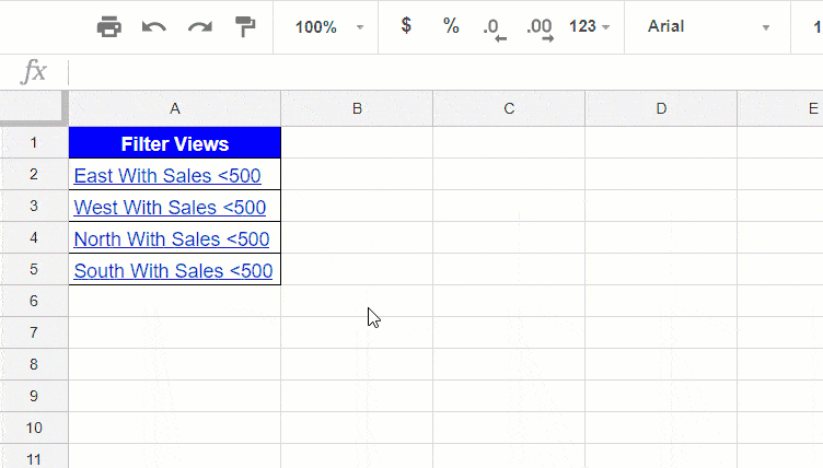 How to Create and Use Filter Views in Google Sheets
